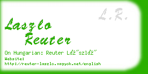 laszlo reuter business card